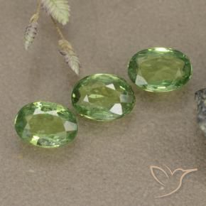 1.40 ct natürliche hellgrün Demantoider Granat-Edelsteine, Oval, VS-SI
