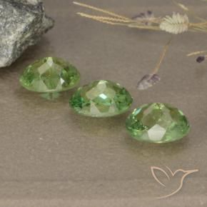 2.08 ct natürliche Warmes Grün Demantoider Granat-Edelsteine, Oval, VS-SI
