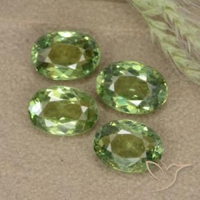 2.27 ct natürliche Waldgrün Demantoider Granat-Edelsteine, Oval, VS