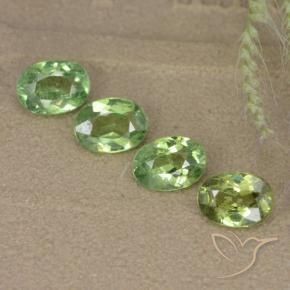 2.25 ct natürliche Warmes Grün Demantoider Granat-Edelsteine, Oval, VS