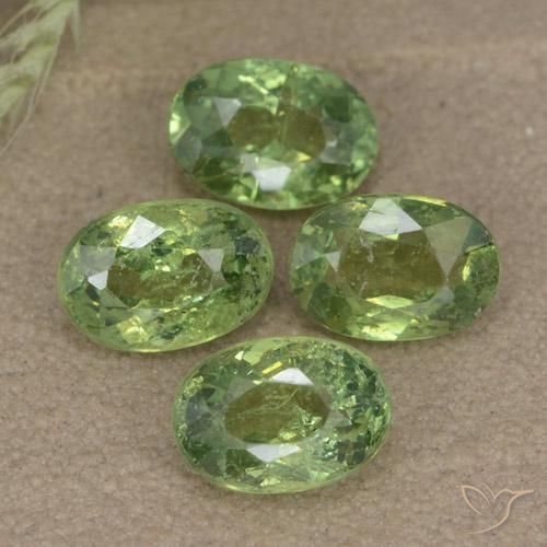 2.74 ct natürliche Mittelgrün Demantoider Granat-Edelsteine, Oval, VS