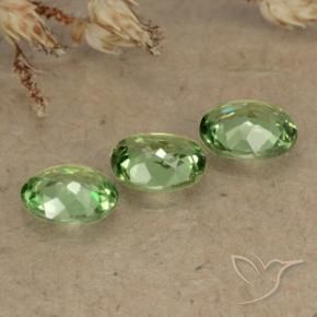 1.00 ct natürliche Helles Waldgrün Demantoider Granat-Edelsteine, Oval, VS-SI