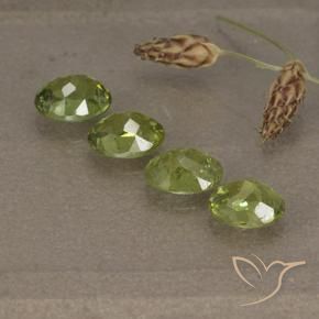 1.80 ct natürliche Leichtes lebendiges Grün Demantoider Granat-Edelsteine, Oval, VS-SI