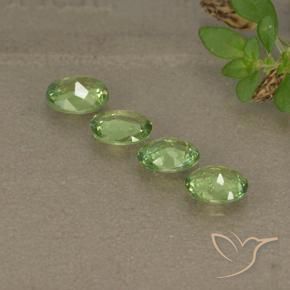 1.28 ct natürliche Birnengrün Demantoider Granat-Edelsteine, Oval, VS-SI