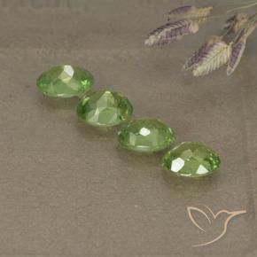 1.67 ct natürliche Mittelgrün Demantoider Granat-Edelsteine, Oval, VS-SI