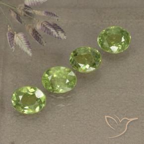1.93 ct natürliche Leichtes lebendiges Grün Demantoider Granat-Edelsteine, Oval, VS-SI