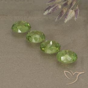 1.93 ct natürliche Leichtes lebendiges Grün Demantoider Granat-Edelsteine, Oval, VS-SI
