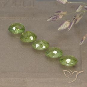 2.66 ct natürliche gelb-grün Demantoider Granat-Edelsteine, Oval, VS-SI