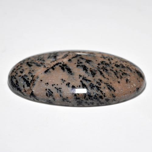 83,45 ctw natürlicher mehrfarbiger Dendritischer Achat, Oval Schliff, Lichtundurchlässig