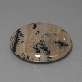 9,17 ctw natürlicher Mehrfarbig Dendritischer-Achat, Rund Schliff, Lichtundurchlässig