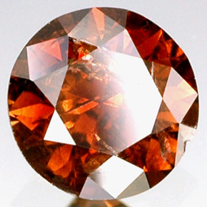 9,17 ctw natürlicher Orangy Cognac Diamant, Rund Schliff, SI-I1