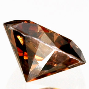 9,17 ctw natürlicher Orangy Cognac Diamant, Rund Schliff, SI-I1