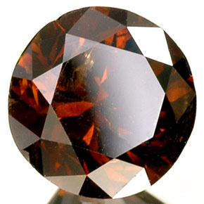 9,17 ctw natürlicher Orangy Cognac Diamant, Rund Schliff, SI-I1