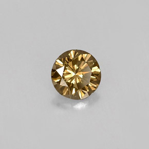 0,30 ctw natürlicher brauner Diamant, Rundschliff, VS