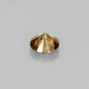 0,30 ctw natürlicher brauner Diamant, Rundschliff, VS