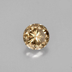 0,47 ctw natürlicher brauner Diamant, Rundschliff, VS