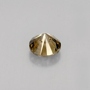0,42 ctw natürlicher brauner Diamant, Rundschliff, VS