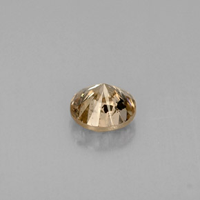 0,44 ctw natürlicher brauner Diamant, Rundschliff, SI