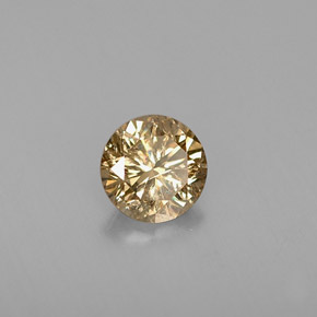 0,42 ctw natürlicher brauner Diamant, Rundschliff, VS-SI