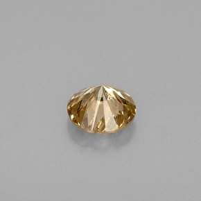 0,42 ctw natürlicher brauner Diamant, Rundschliff, VS-SI