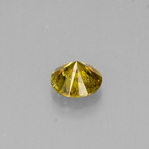 0,19 ctw natürlicher brauner Diamant, Rundschliff, SI