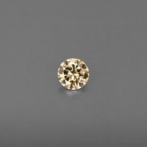 0,13 ctw natürlicher gelber Diamant, Rundschliff, VS