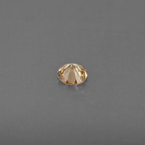 0,13 ctw natürlicher gelber Diamant, Rundschliff, VS