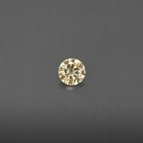 0,14 ctw natürlicher gelber Diamant, Rundschliff, VS