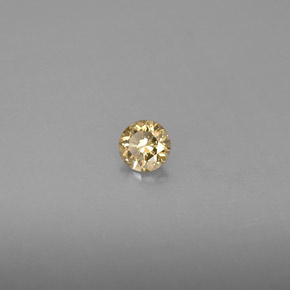 0,20 ctw natürlicher gelber Diamant, Rundschliff, VS