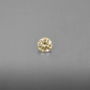 0,14 ctw natürlicher gelber Diamant, Rundschliff, VS