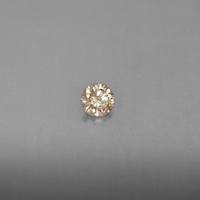 9,17 ctw natürlicher champagnerfarbend Diamant, Rund Schliff, VS