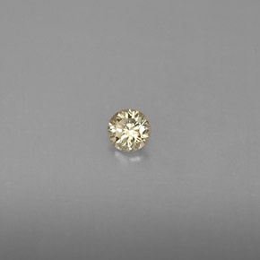 0,16 ctw natürlicher gelber Diamant, Rundschliff, VS