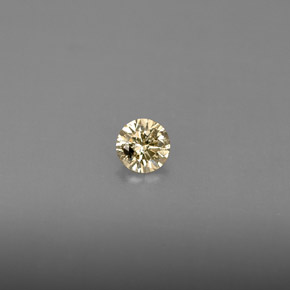 0,21 ctw natürlicher gelber Diamant, Rundschliff, VS