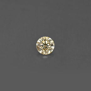 9,17 ctw natürlicher champagnerfarbend Diamant, Rund Schliff, VS