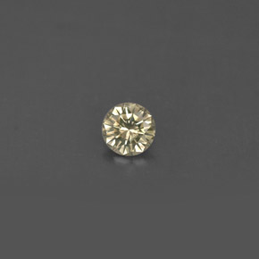 0,17 ctw natürlicher gelber Diamant, Rundschliff, VS