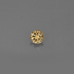 0,17 ctw natürlicher gelber Diamant, Rundschliff, VS
