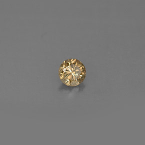 0,17 ctw natürlicher gelber Diamant, Rundschliff, VS