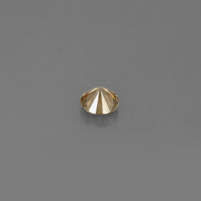 0,17 ctw natürlicher gelber Diamant, Rundschliff, VS