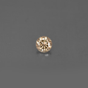 0,14 ctw natürlicher brauner Diamant, Rundschliff, VS