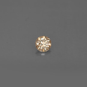0,14 ctw natürlicher brauner Diamant, Rundschliff, VS