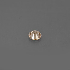 0,14 ctw natürlicher brauner Diamant, Rundschliff, VS
