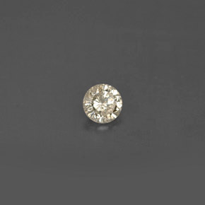0,16 ctw natürlicher gelber Diamant, Rundschliff, VS