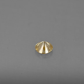 0,19 ctw natürlicher gelber Diamant, Rundschliff, VS