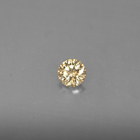 0,16 ctw natürlicher gelber Diamant, Rundschliff, VS