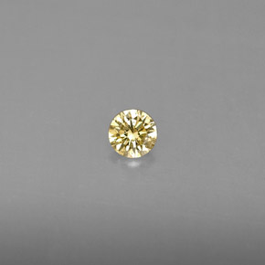 9,17 ctw natürlicher champagnerfarbend Diamant, Rund Schliff, VS