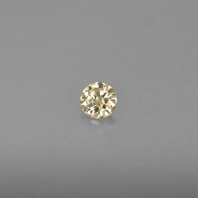 0,15 ctw natürlicher gelber Diamant, Rundschliff, VS
