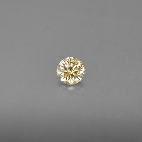 0,17 ctw natürlicher gelber Diamant, Rundschliff, VS