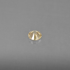 0,17 ctw natürlicher gelber Diamant, Rundschliff, VS