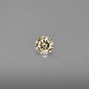 0,18 ctw natürlicher gelber Diamant, Rundschliff, VS