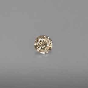 0,18 ctw natürlicher gelber Diamant, Rundschliff, VS